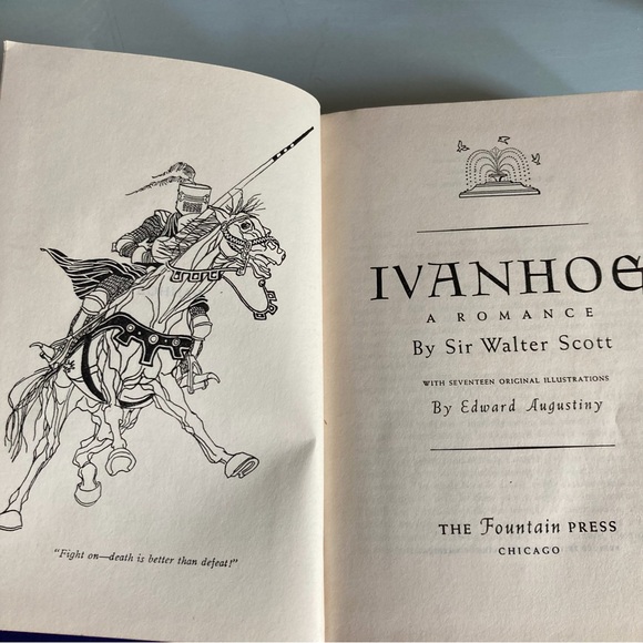 Vintage Copy of Ivanhoe by Sir Walter Scott - Picture 6 of 7